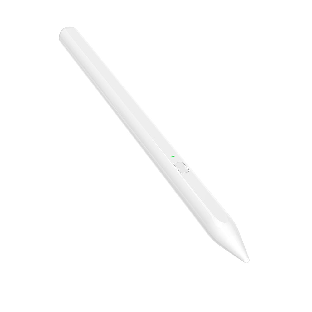Techsuit - Stylus Pen (AX10) - for iPad, Bluetooth, Type-C, Palm Rejection, Tilt Pressure Sense, 130mAh, 5V, 0.2A - Whit