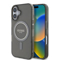 Guess - IML Glitter Circle MagSafe (GUHMP16MHFGEREK) - iPhone 16 Plus - Black
