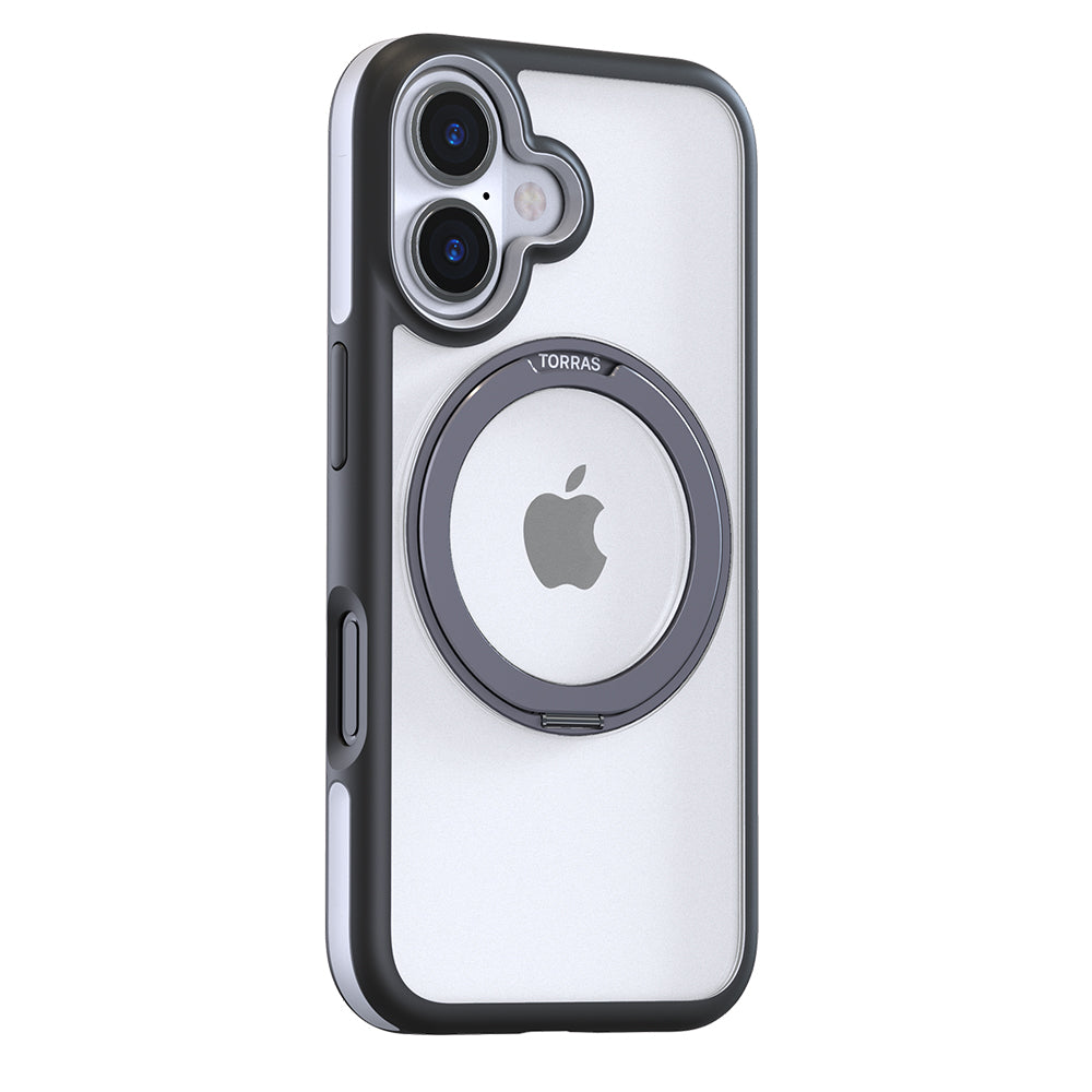 Torras - Ostand R Fusion MagSafe Series - iPhone 16 Plus - Black