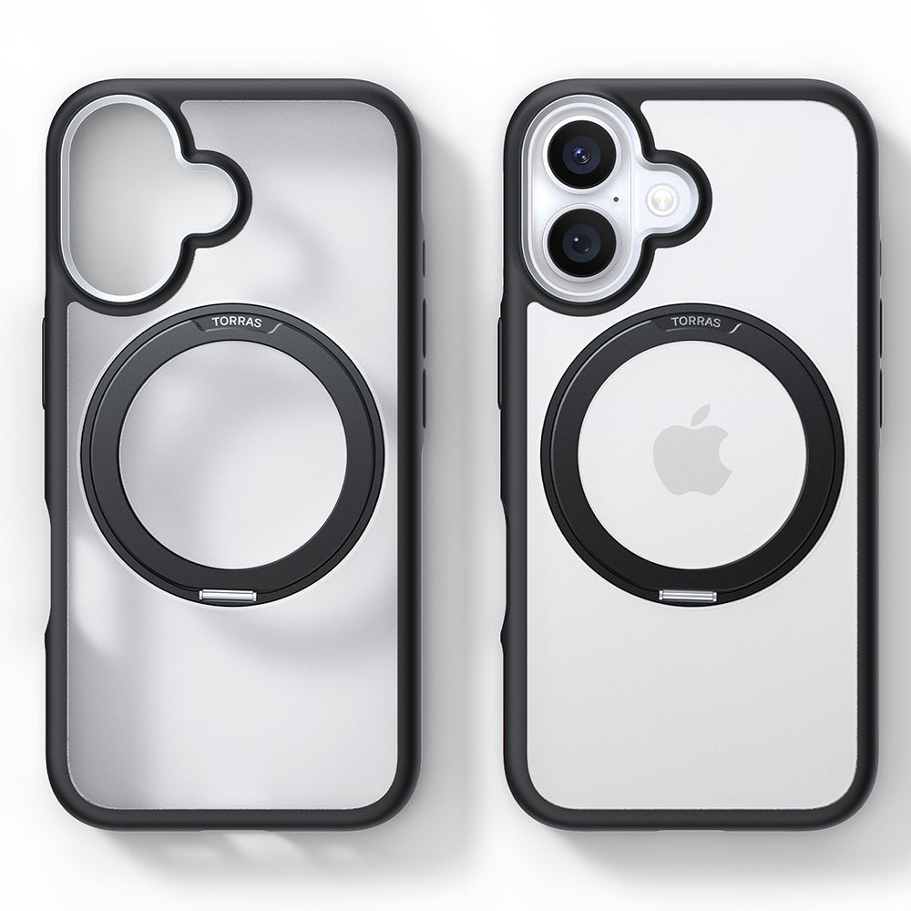 Torras - Ostand R Fusion MagSafe Series - iPhone 16 Plus - Black