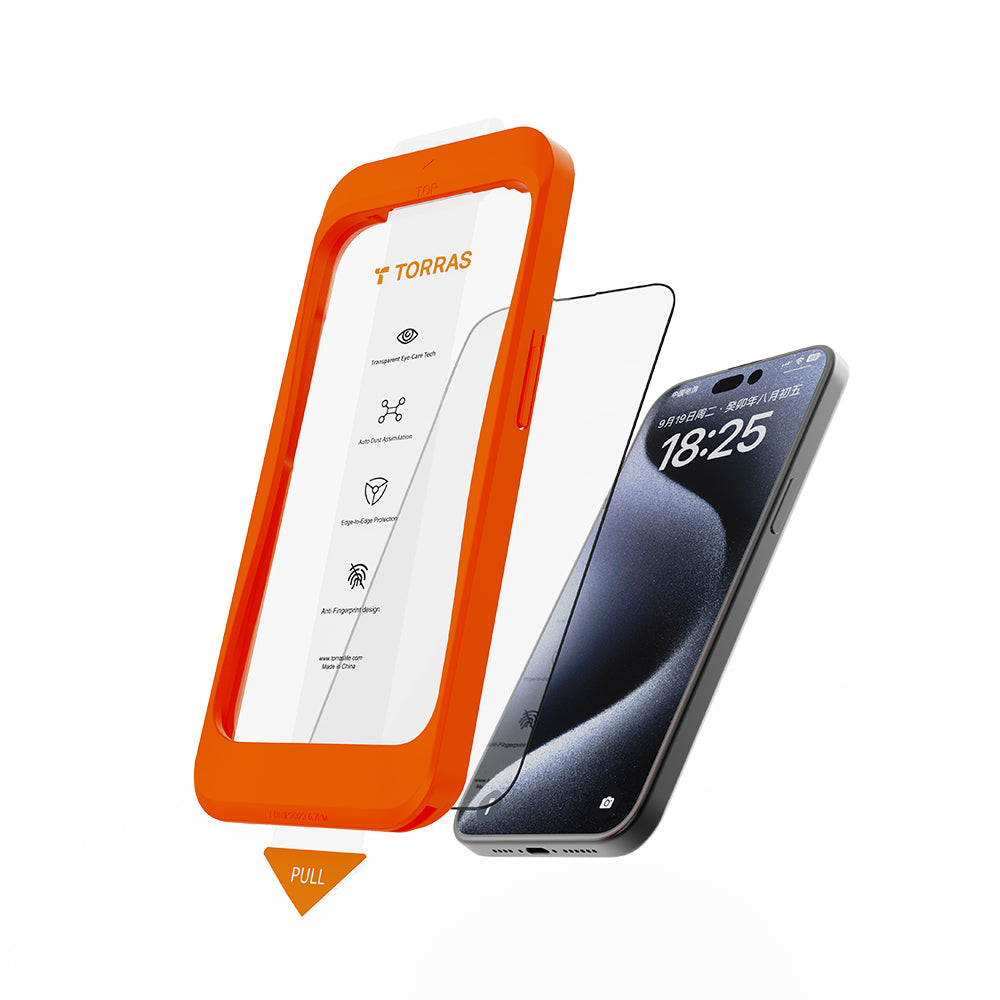 Torras - GlassGo Install Master - iPhone 16 Plus - Black