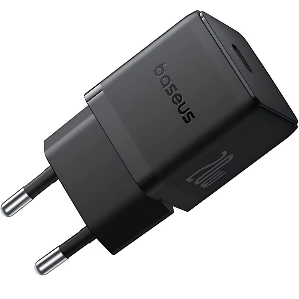 Baseus - Wall Charger Palm (P10111602113-00) - Fast Charger, Type-C, PD 20W, 5V/3A - Cluster Black