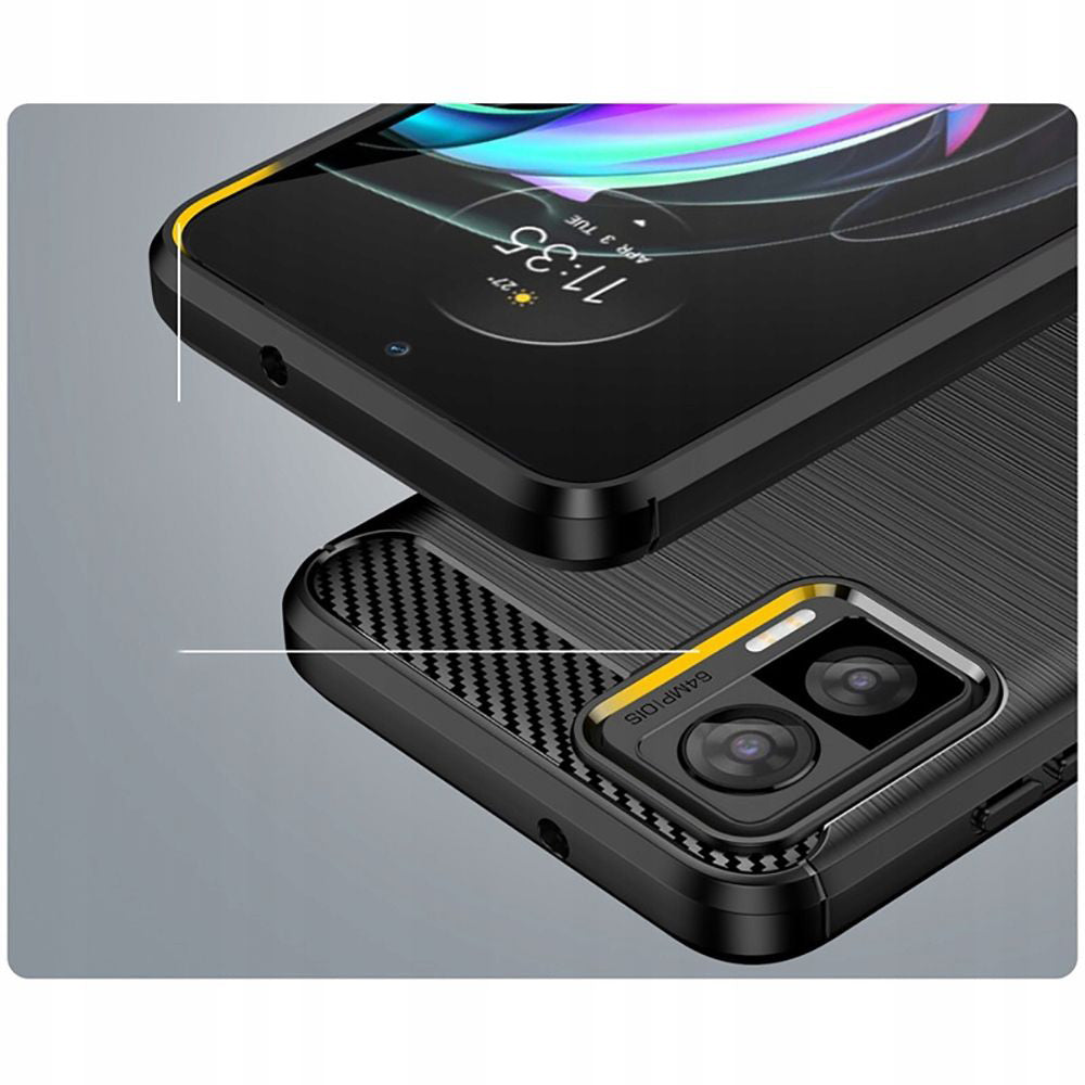 Techsuit - Carbon Silicone - Motorola Edge 30 Neo - Black