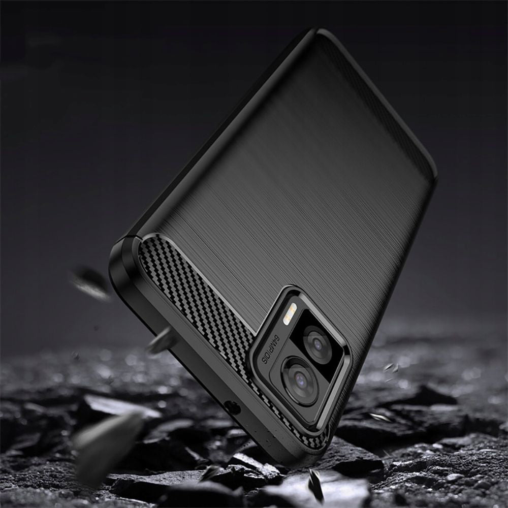 Techsuit - Carbon Silicone - Motorola Edge 30 Neo - Black