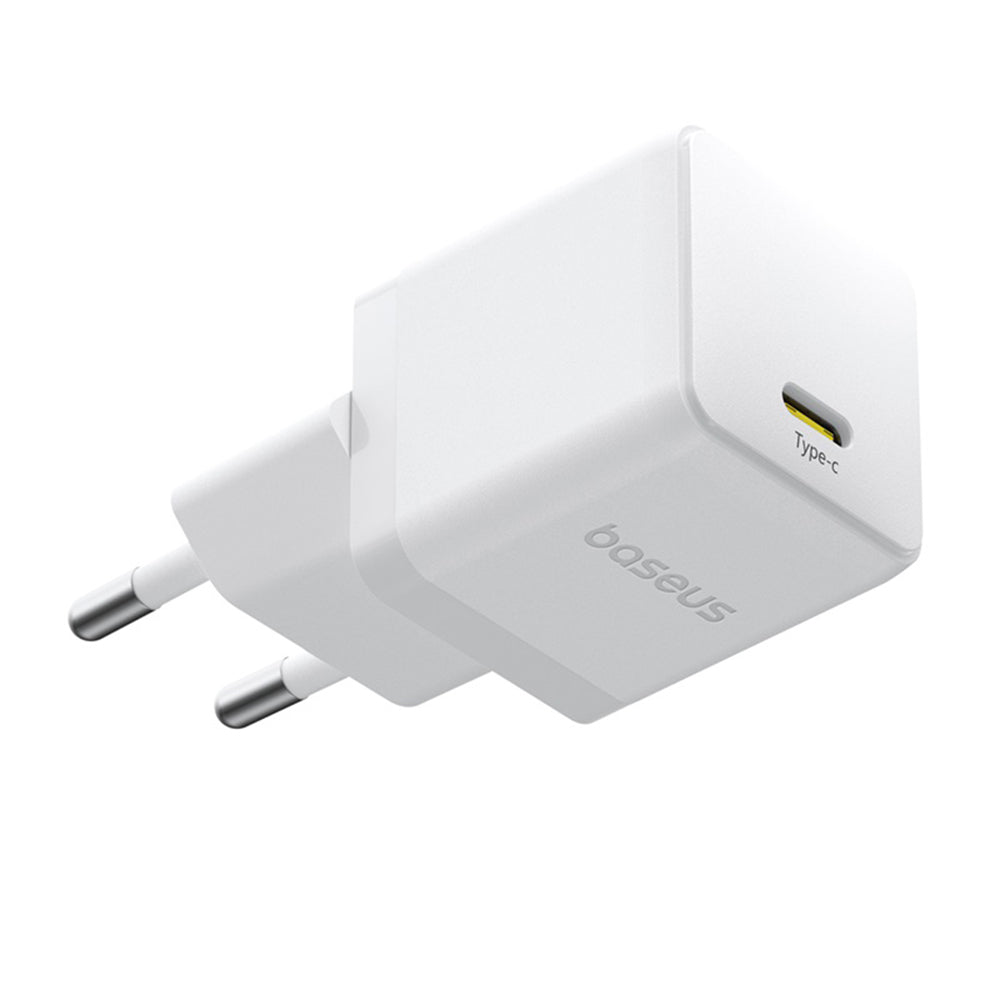 Incarcator Baseus (P10111602213-01), USB-C, PD 20W, 1m, Alb