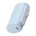 Baseus - Power Bank (P10068307313-00) - Lightning, Compact Design, 20W, 5000mAh, with Cable Type-C - Bleu