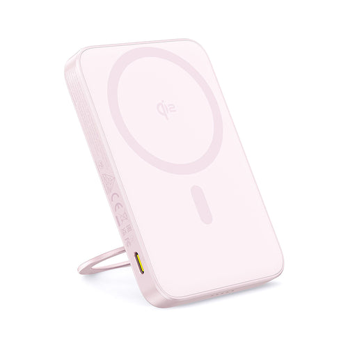 Baseus - Power Bank PicoGo (P10076800413-00) - Type-C, Qi2, Fast Charging, 20W, 5000mAh, Rotable Stand, Cable Type-C - P