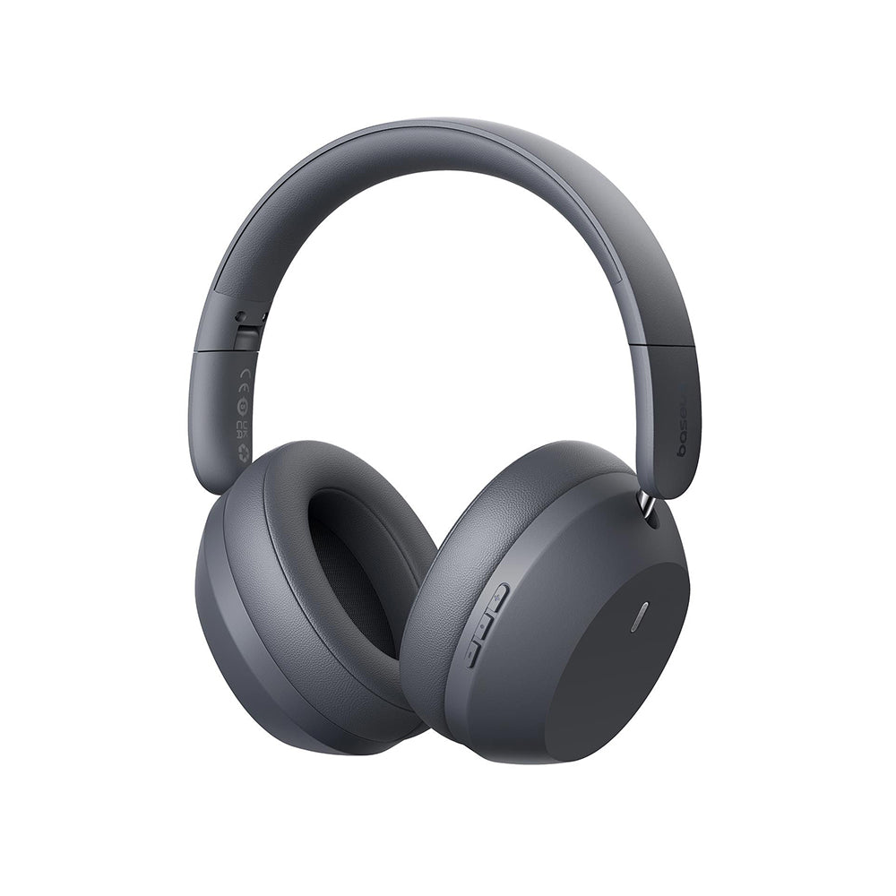 Baseus - Wireless Headphones Bass 35 Max (A00070800821-00) - On-ear, Bluetooth 5.3, Sound Isolation, Foldable - Twilight