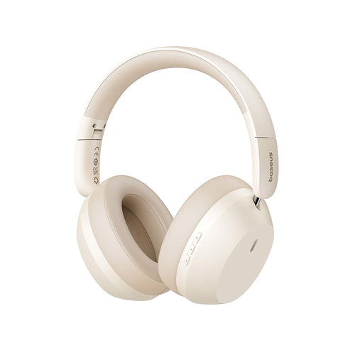 Baseus - Wireless Headphones Bass 35 Max (A00070800221-00) - On-ear, Bluetooth 5.3, Sound Isolation, Foldable - Stellar 