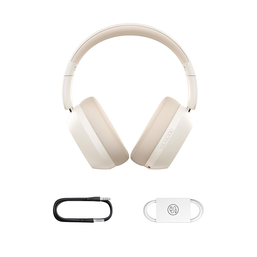 Baseus - Wireless Headphones Bass 35 Max (A00070800221-00) - On-ear, Bluetooth 5.3, Sound Isolation, Foldable - Stellar 