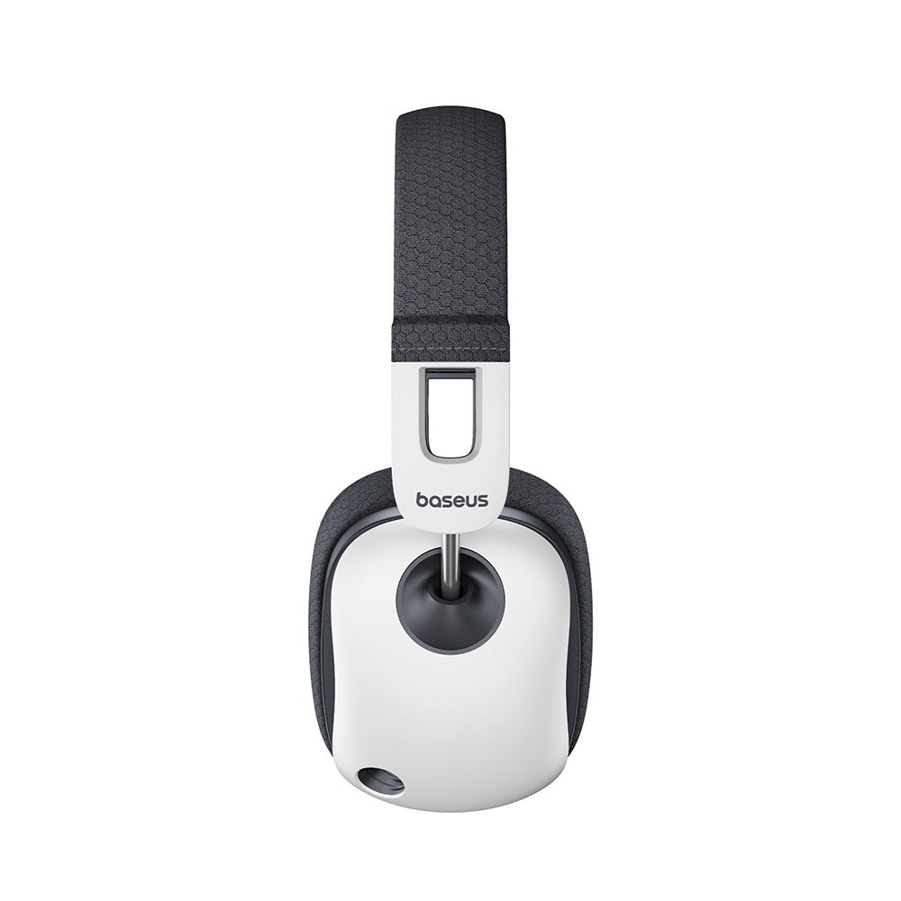 Baseus - Gaming Headphones GoPlay 1 Max (A00181003213-00) - with Microphone, In-Line Cable Controls, LED Light - Moon Wh