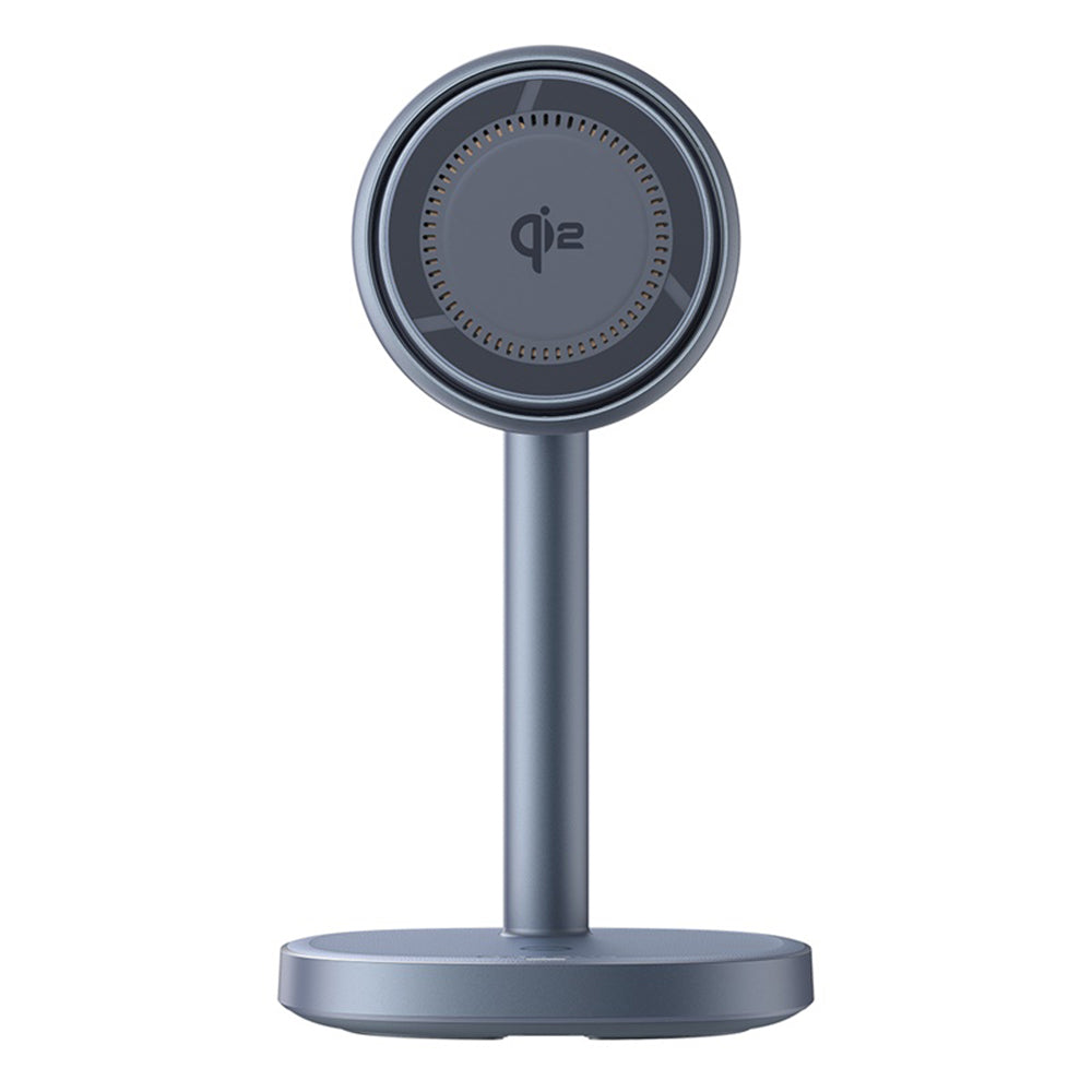 Baseus - Magnetic Wireless Charger Orbit 2 Pro (P10273500813-00) - Cooling Fast Charger for Phone, Earbuds, 20W - Space 