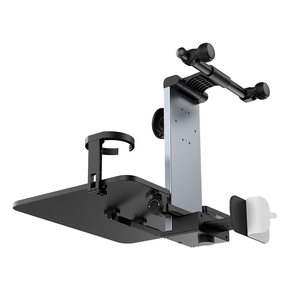 Baseus - Car Holder MagPro II (C40272901121-00) - for Backseat Headrests, Cup Holder, 360° Phone Mount, Table - Cosmic B