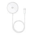 Baseus - Magnetic Wireless Charger Simple Mini4 Air (P10278200S11-00) - Fast Charging, Cable Type-C, Qi2, 15W - Frost Si