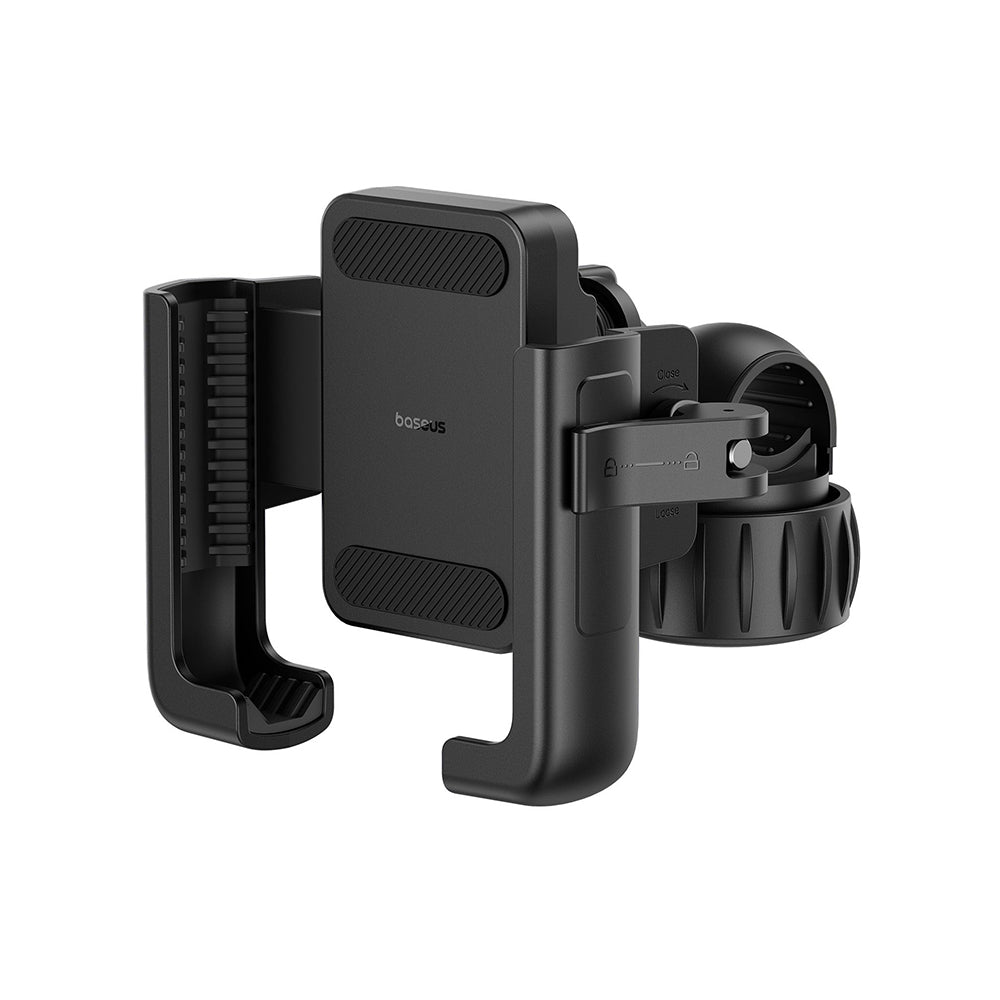 Baseus - Bike Holder GoTrip (C40572301111-00) - CyclingTripod, 360°, Anti-Shake, with Screw Lock, 5.7 - 7.2" - Cluster B