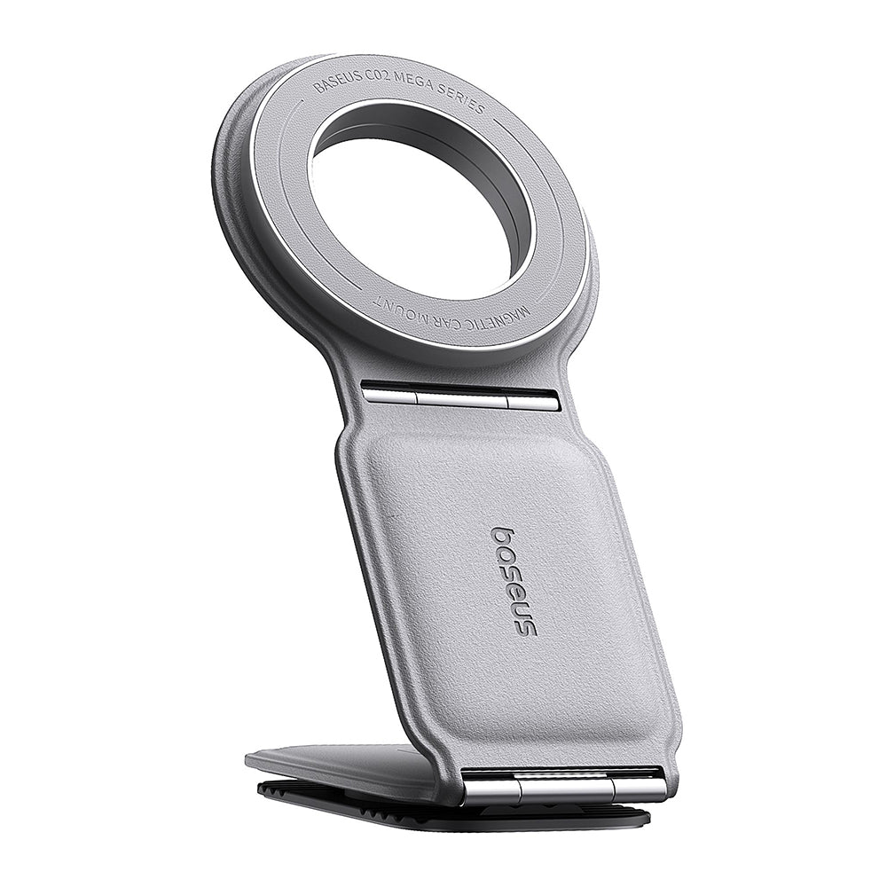 Baseus - Car Holder PrimeTrip Series C02 (C40169002833-00) - PU Leather, 360°, 25N, Versatile Mounting Option - Frosted 