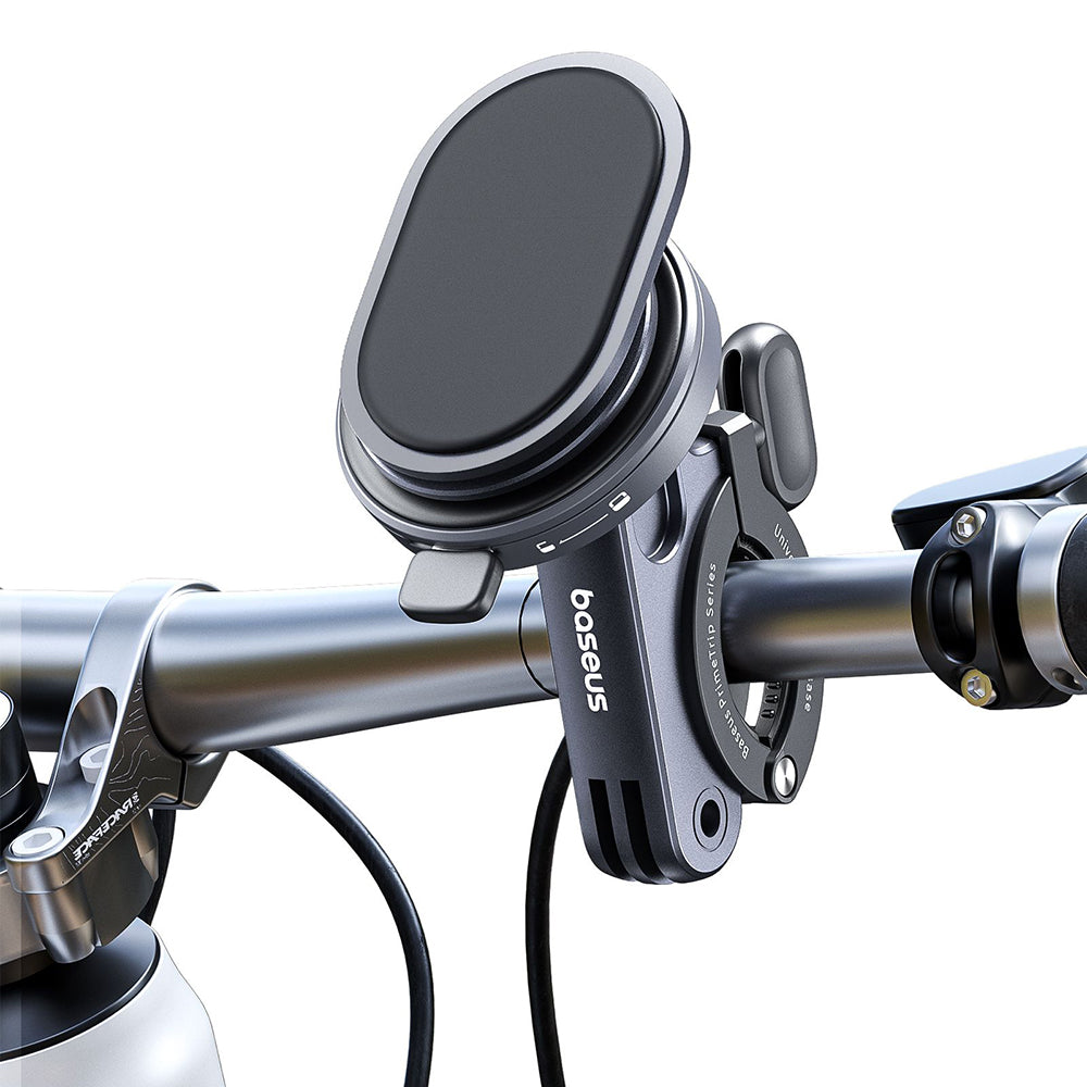 Baseus - Bike Holder PrimeTrip Series (C40569001121-00) - 2in1, Bike Mount, Ring Stand, Patented Snap-On - Cosmic Black