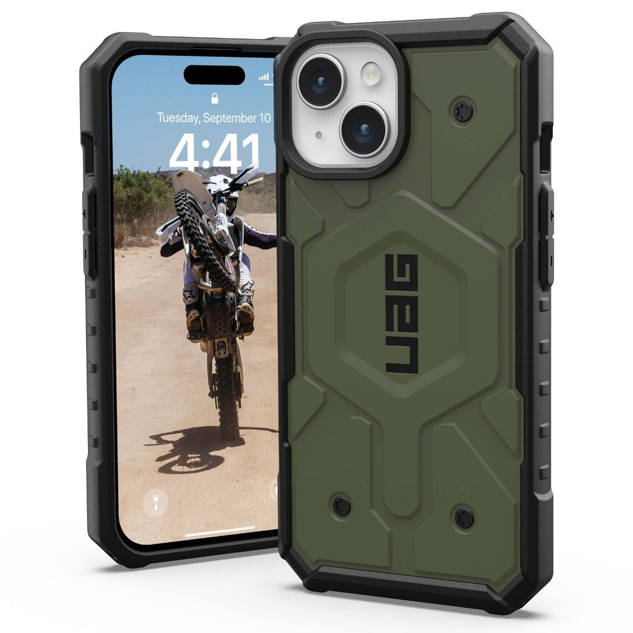UAG - Pathfinder MagSafe - iPhone 15 Plus - Olive Drab