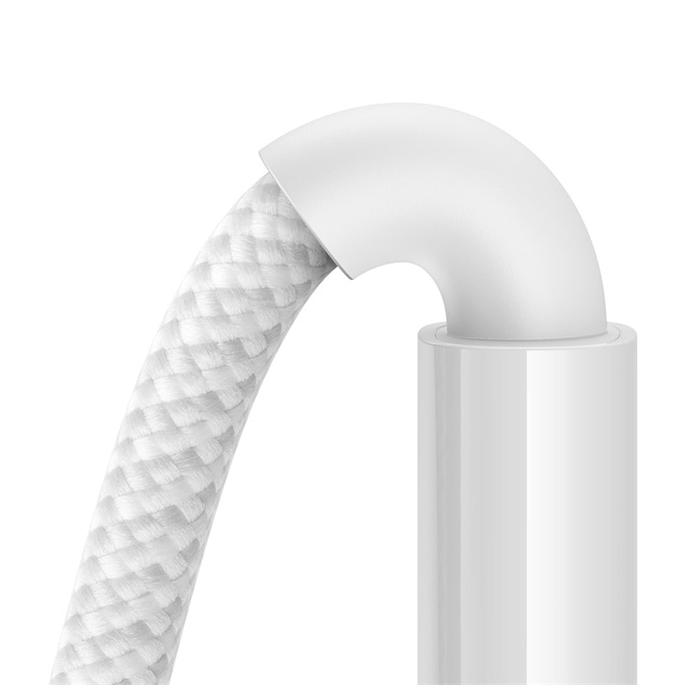 Baseus - Data Cable Display 2 (P10382701211-01) - Fast Charging, USB to Type-C, Digital Display, 100W, 2m - Moon White