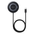 Baseus - Magnetic Wireless Charger Simple Mini4 (P10273300121-01) - Universal, with Stand, USB-C, Qi2 15W, 1m - Cosmic B