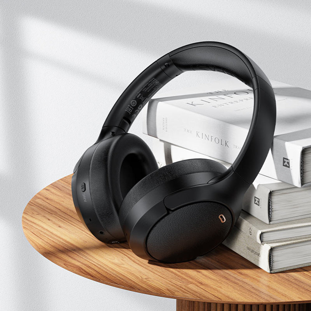 Acefast - Wireless Headset (H6) - Type-C, Bluetooth 5.3, Active Noise Reduction, IPX4, 500mAh, Hi-Fi Sound - Black