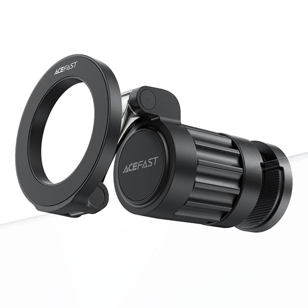 Acefast - Phone Holder (E23) - for Desk, Magnetic, Adjustable, Wide Compatibility, Portable, Durable - Black