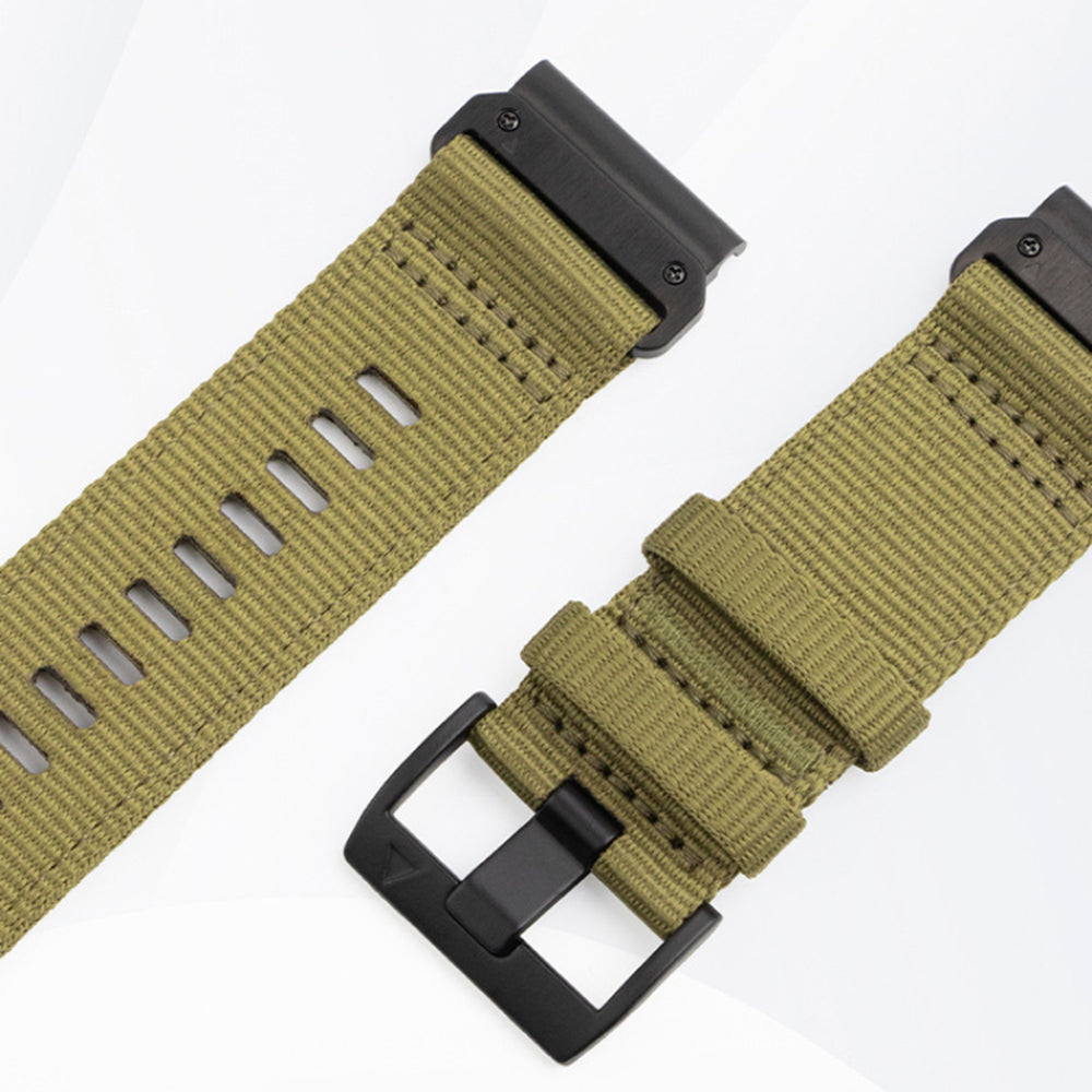 Techsuit - Watchband QuickFit 22mm (W070) - Garmin Fenix 5/5 Plus 6/6 Pro/7/Forerunner 945/970/Approach S60 - Obsidian B