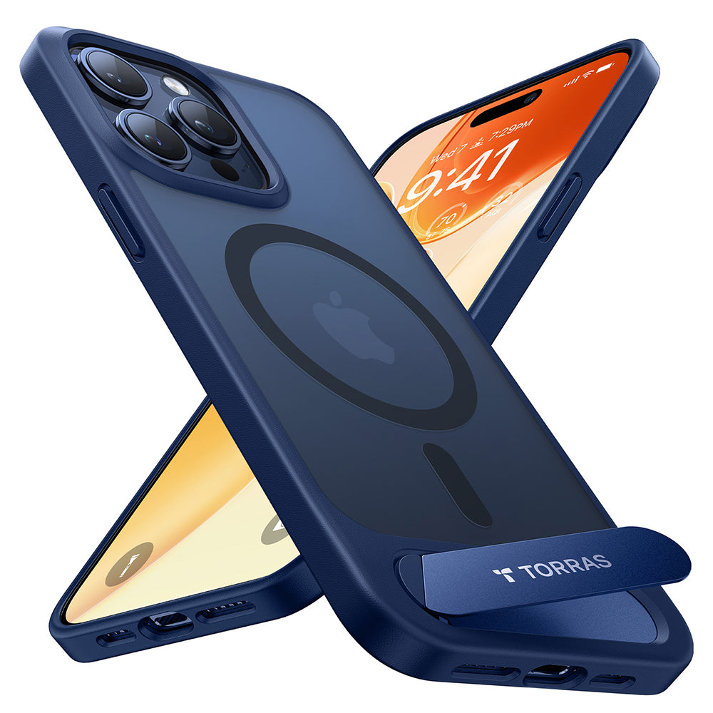 Torras - Pstand MagSafe - iPhone 15 Pro Max - Navy Blue