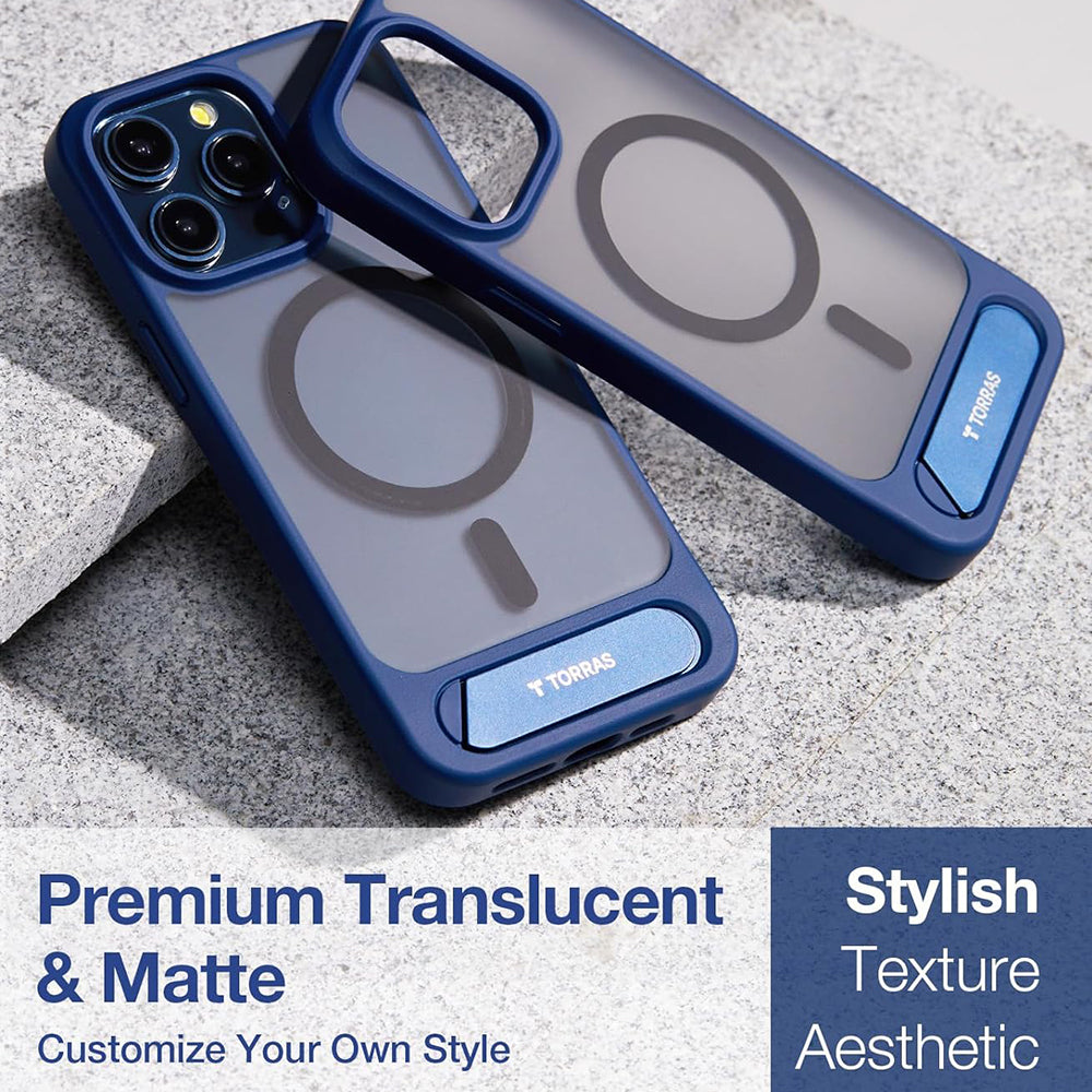 Torras - Pstand MagSafe - iPhone 15 Pro Max - Navy Blue
