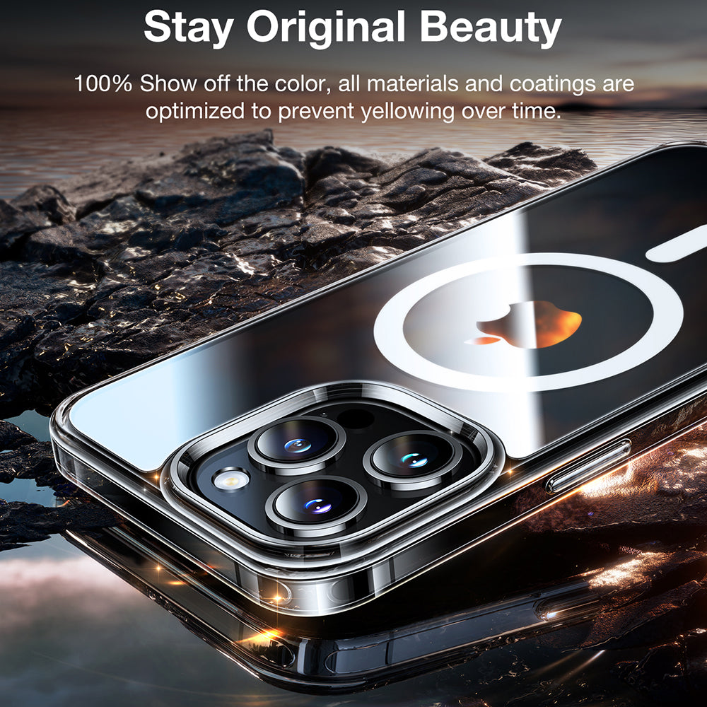 Torras - Diamond MagSafe Series - iPhone 15 Pro Max - Clear