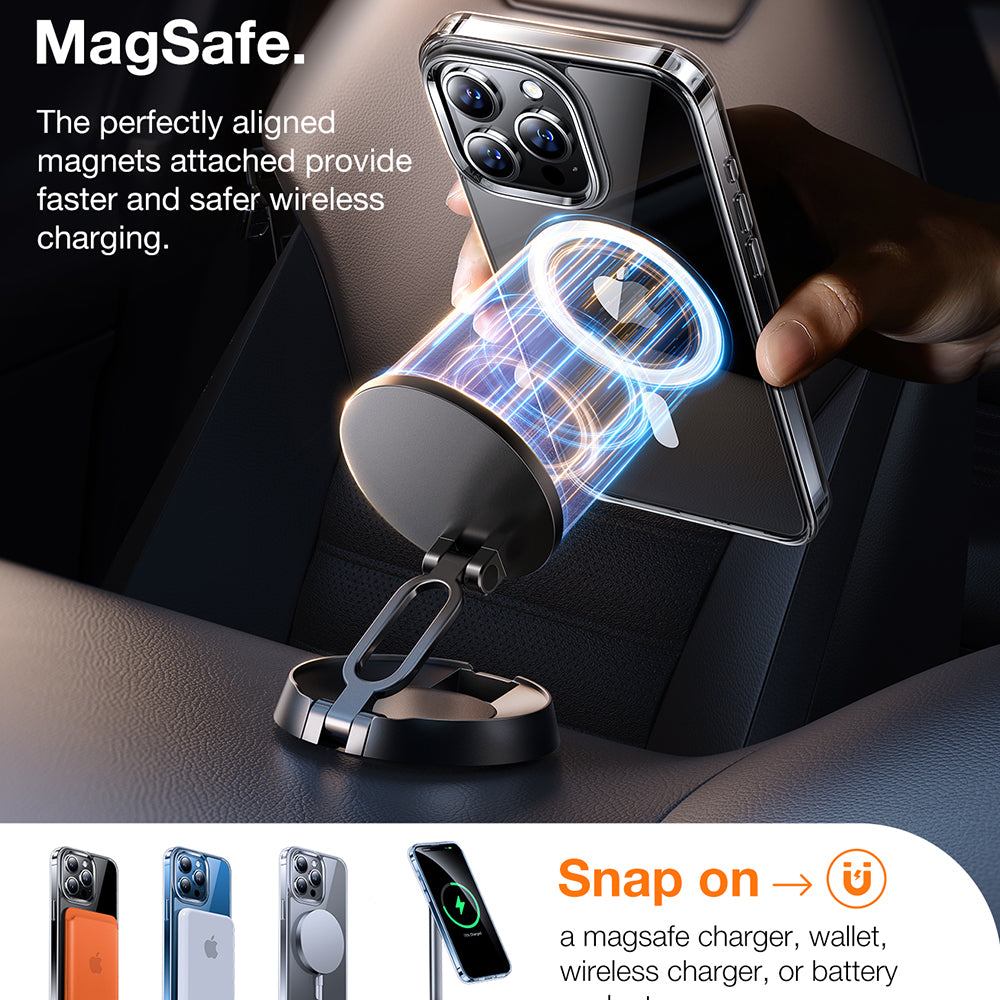 Torras - Diamond MagSafe Series - iPhone 15 Pro Max - Clear