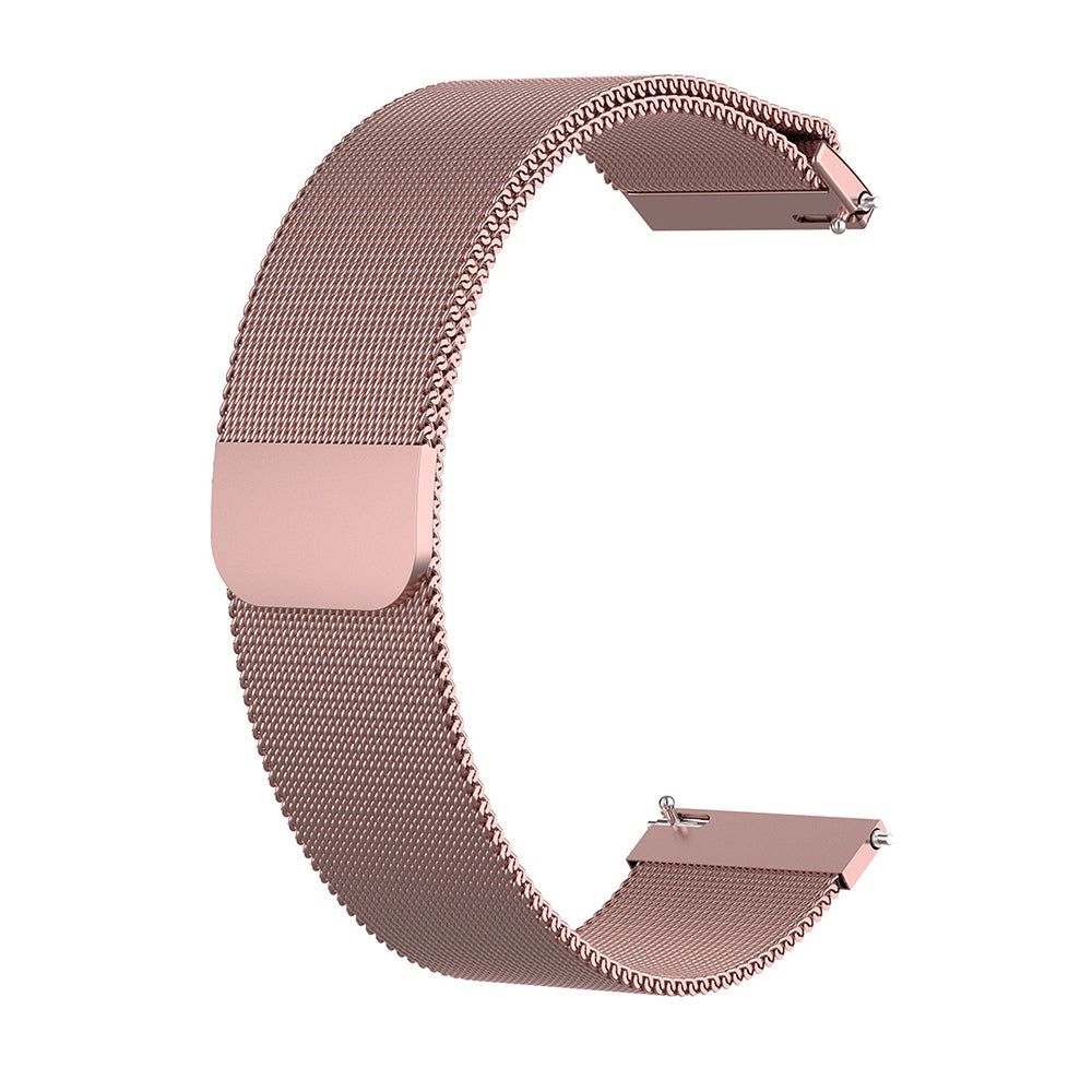 Techsuit - Watchband 18mm (W009) - Huawei Watch GT 4 (41mm)/W1/Honor Watch S1/Garmin Venu 2S/Vivoactive 4S - Rose Gold
