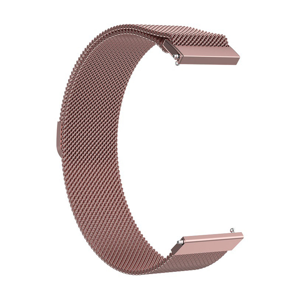 Techsuit - Watchband 18mm (W009) - Huawei Watch GT 4 (41mm)/W1/Honor Watch S1/Garmin Venu 2S/Vivoactive 4S - Rose Gold