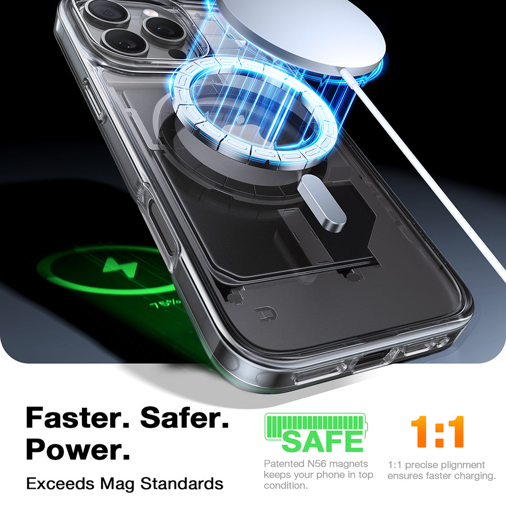Torras - Diamond MagSafe Series - iPhone 16 Pro - Clear