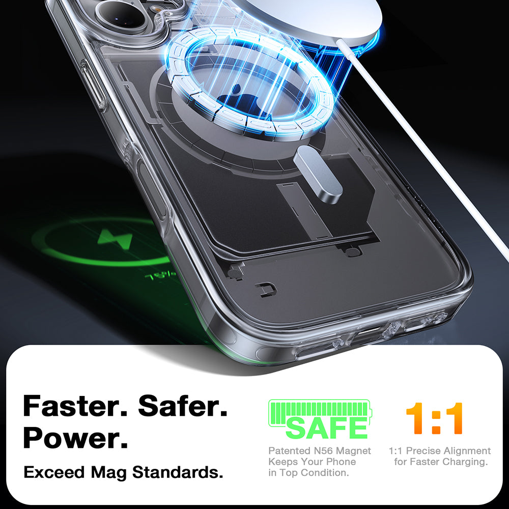 Torras - Diamond MagSafe Series - iPhone 16 Plus - Clear