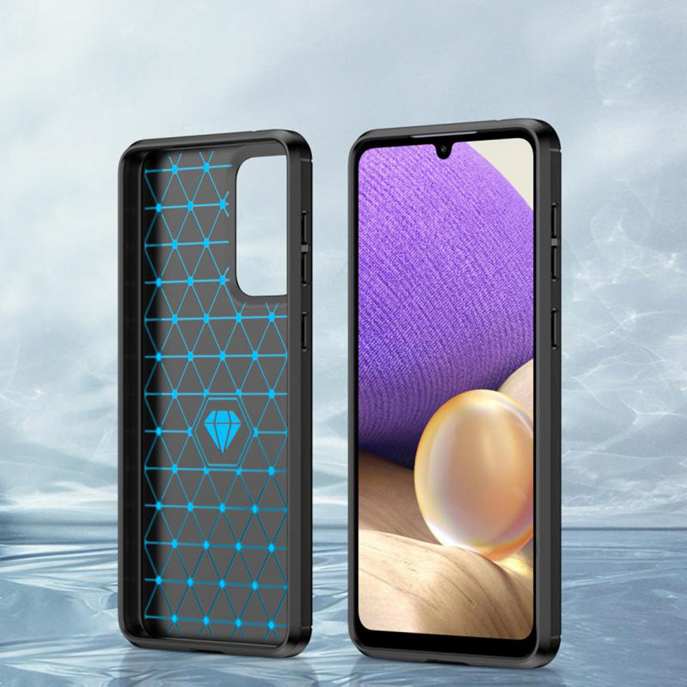 Techsuit - Carbon Silicone - Samsung Galaxy A23 4G / A23 5G - Black