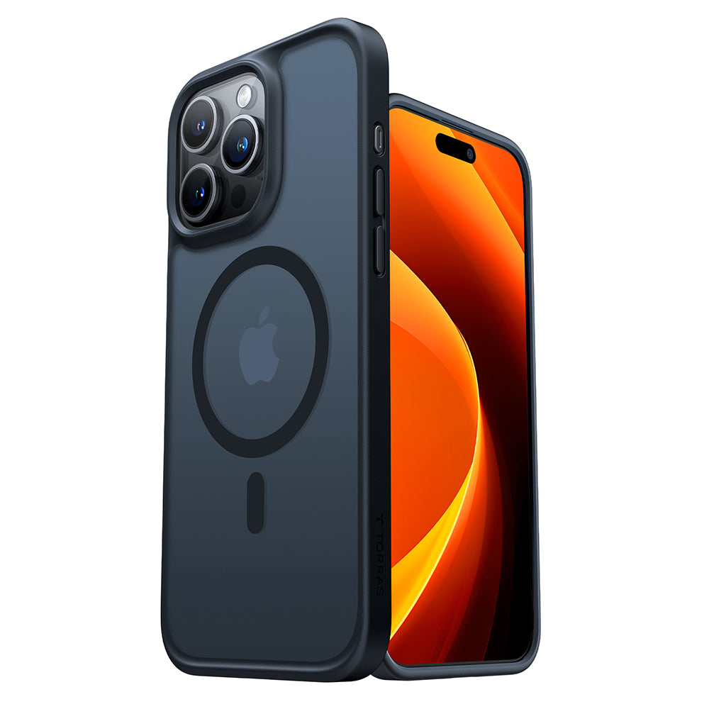 Torras Husa de protectie Torras Guardian Magnetic Series compatibil cu iPhone 15 Pro, Negru – imagine 2