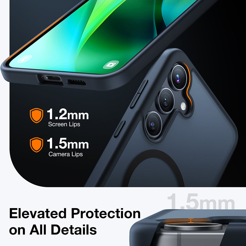 Torras - Guardian Magnetic Series - Samsung Galaxy S24 Plus - Black