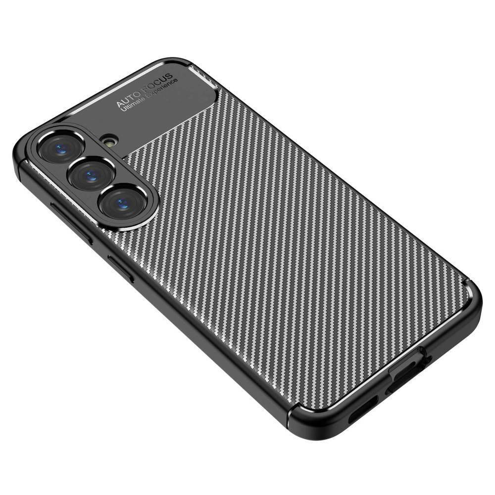 Techsuit - CarbonFiber - Samsung Galaxy S25 - Black