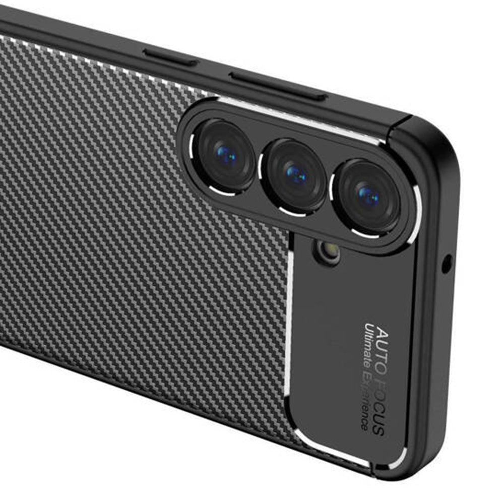 Techsuit - CarbonFiber - Samsung Galaxy S25 - Black