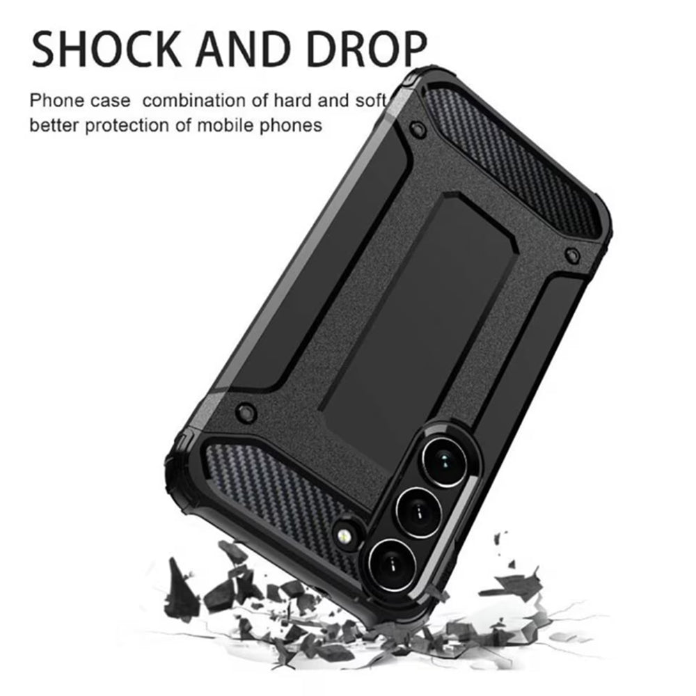 Techsuit - Hybrid Armor - Samsung Galaxy A16 4G / A16 5G / A17 4G / A17 5G - Black