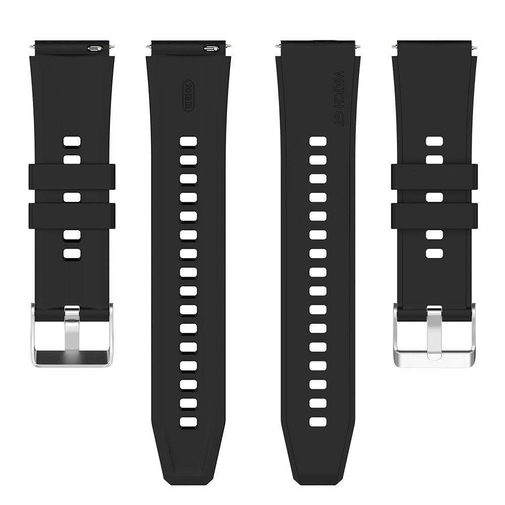Techsuit - Watchband 22mm (W026) - Huawei Watch GT 2 (46mm)/GT 2 Pro/GT 3 Pro (46mm)/Ultimate, Xiaomi Watch S1 - Black