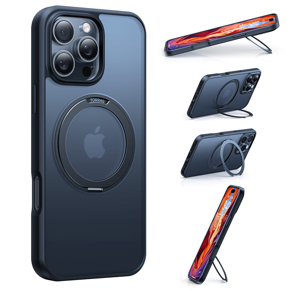 Torras - Ostand Pro MagSafe Series - iPhone 16 - Black