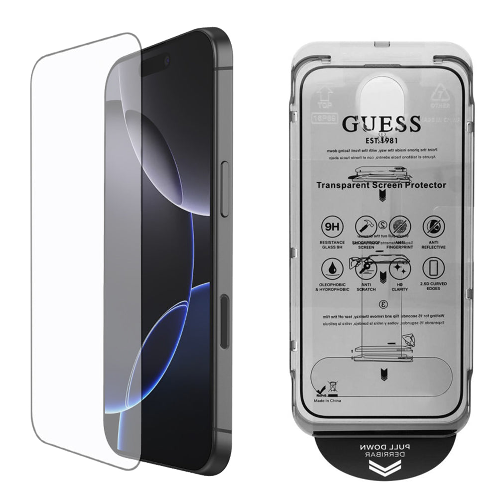 Guess - Classic 2.5D Outline (GUTGP16SBOKGCIT) - iPhone 16 - Black