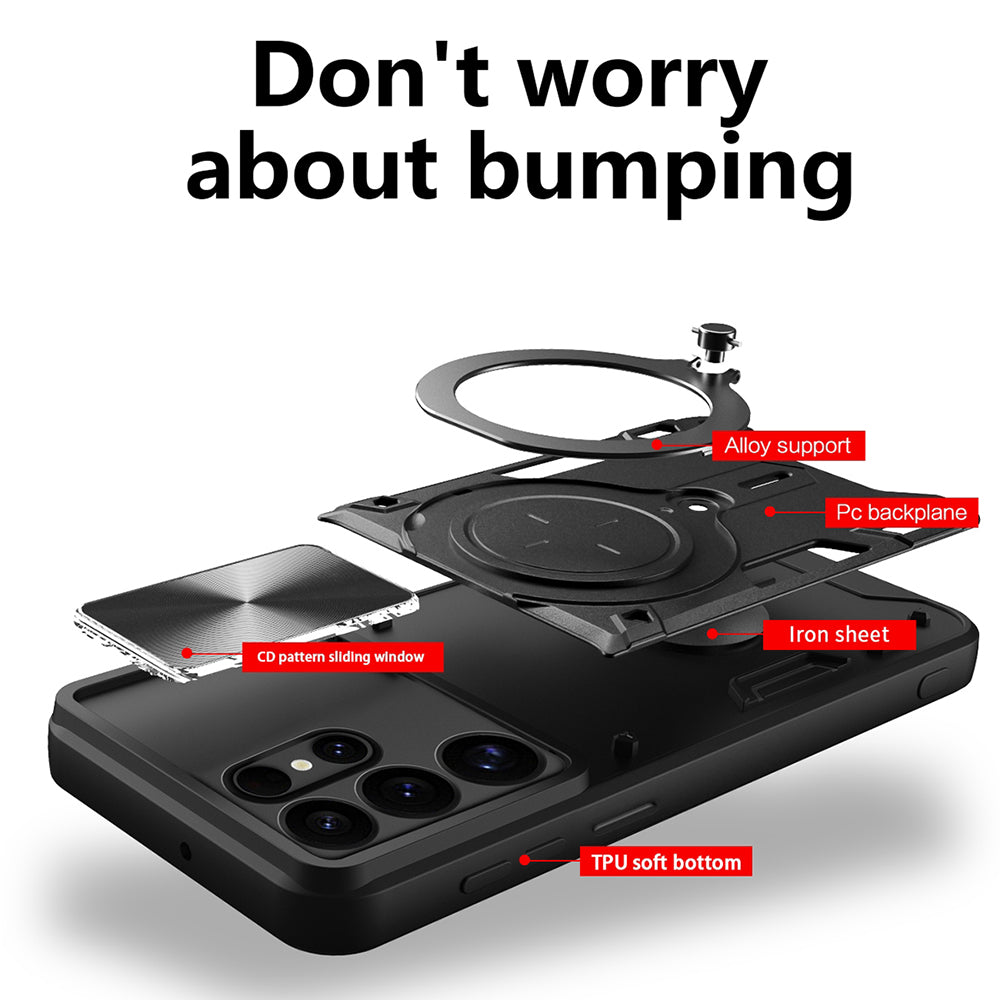 Techsuit - CamGuard Pro - Samsung Galaxy S25 Ultra - Black