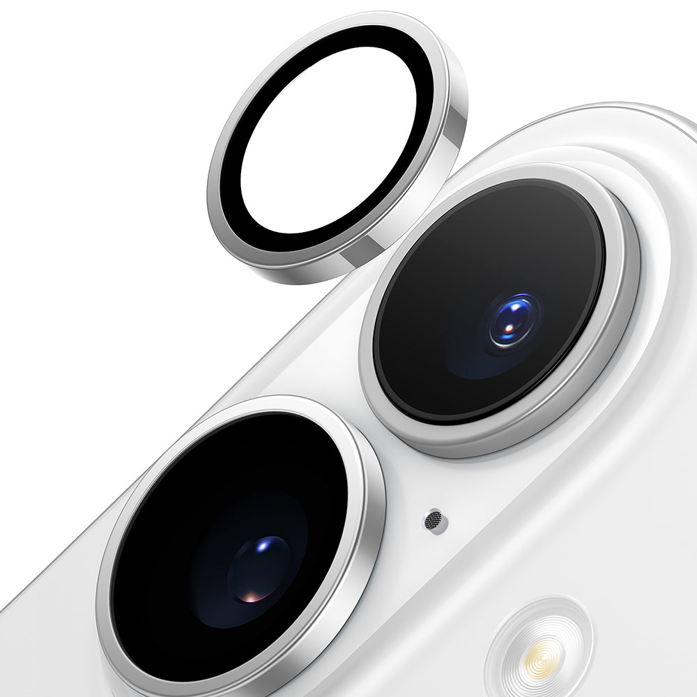 Torras - Lensguard Camera Protector - iPhone 16 / iPhone 16 Plus - Titanium Grey