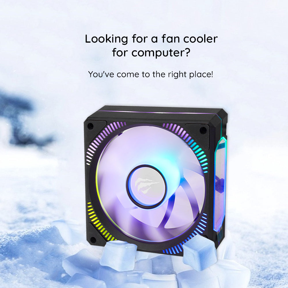 Havit - Cooler Fan (F2096) - for PC, 1800RPM, 30dB, 12V, 3W - Black