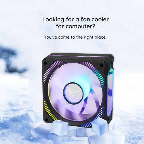 Havit - Cooler Fan (F2096) - for PC, 1800RPM, 30dB, 12V, 3W - Black