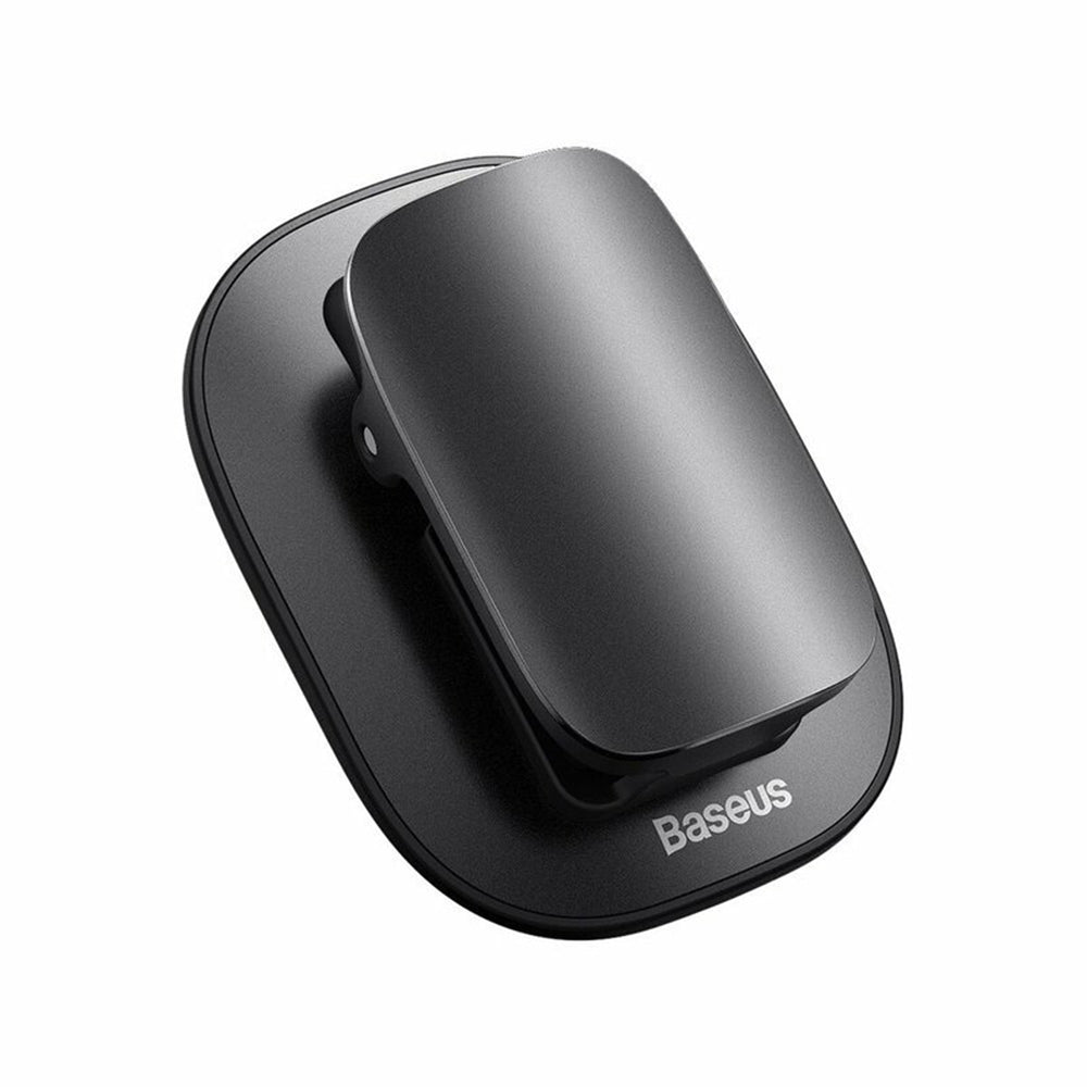 Baseus - Glasses Clip Car Holder (ACYJN-A01) - Easy Installation, Multipurpose Holder, Secure Grip, Universal Fit - Blac