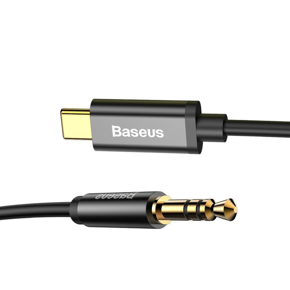 Baseus - Audio Cable Adapter M01 (CAM01-01) - USB-C to Jack 3.5mm, Digital Audio Transmission, Gold-plated Plug, 1.2m - 